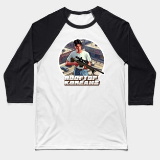 Rooftop Koreans Baseball T-Shirt